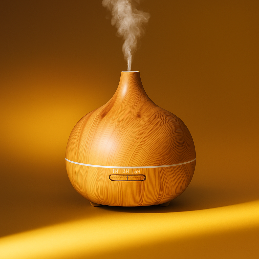 Aromatherapy Essential Oil Diffuser Wood 500ml