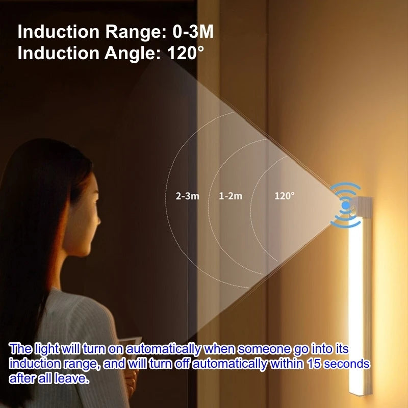 Motion Sensor Wireless LED USB Rechargeable