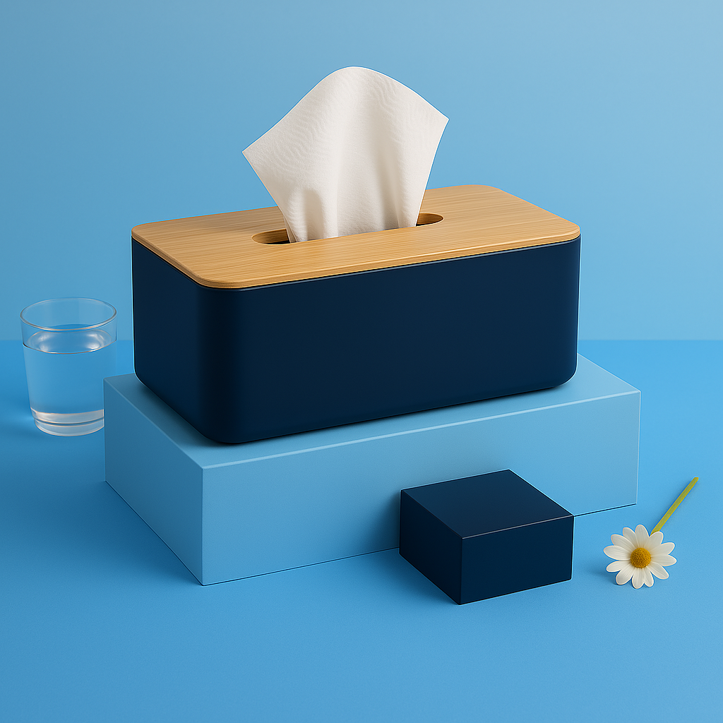 Bamboo Tissue Box