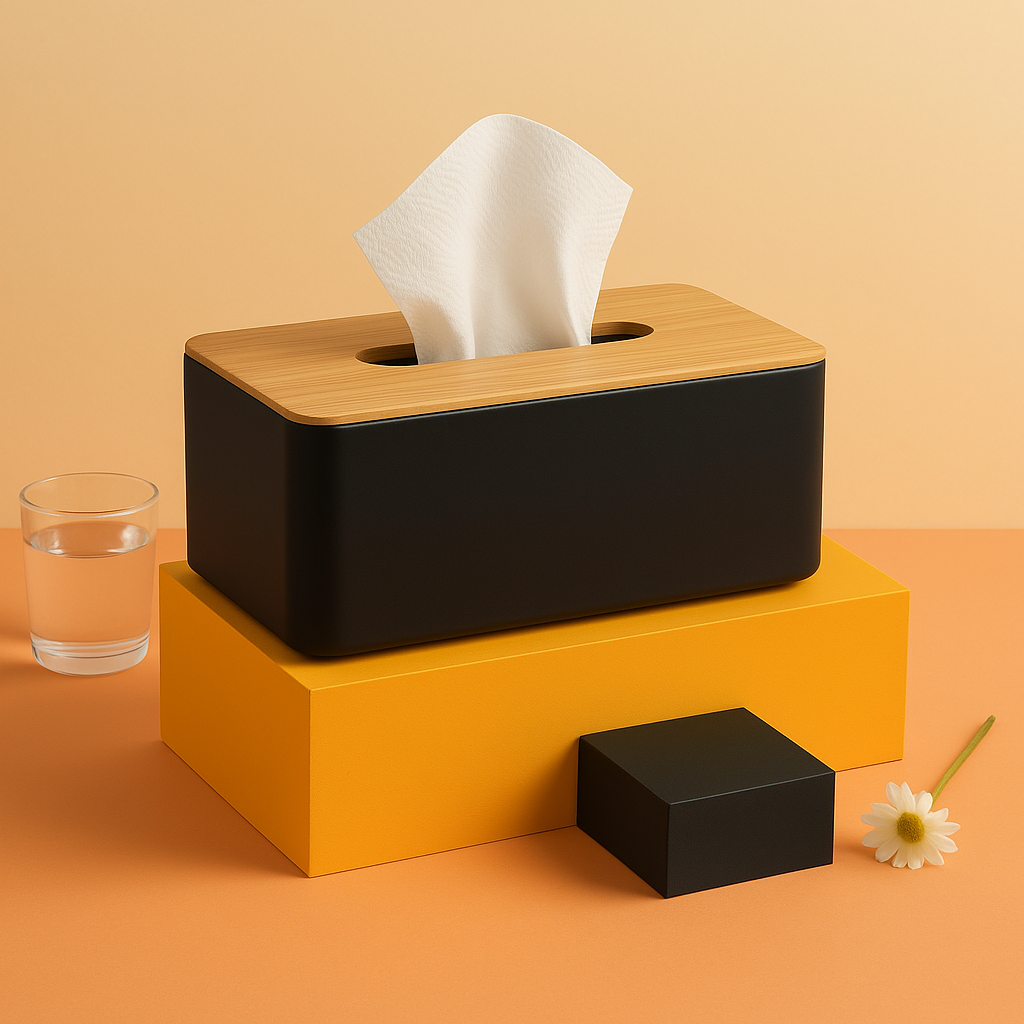 Bamboo Tissue Box