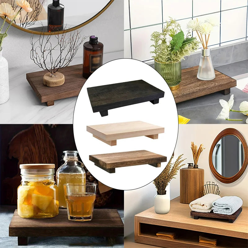 Retro Wooden Tray