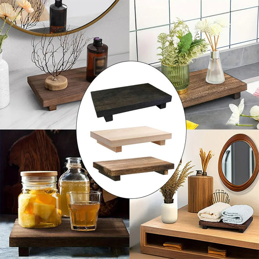 Retro Wooden Tray