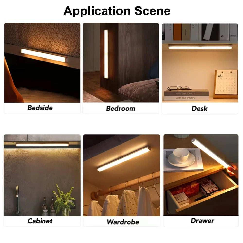 Motion Sensor Wireless LED USB Rechargeable